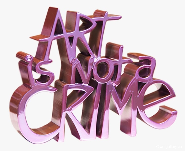 MR BRAINWASH - Art Is Not a Crime - Hard Candy - Pink